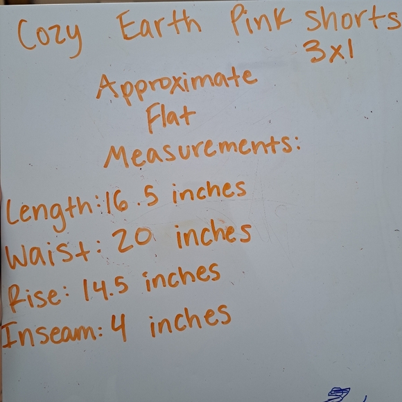 NEW Cozy Earth Blush Pink Bamboo Soft Cooling Pajamas *SHORTS ONLY Size 3XL - Picture 7 of 7